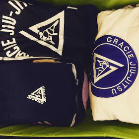 packing for my training at the Gracie Academy headquarters in Torrance, CA